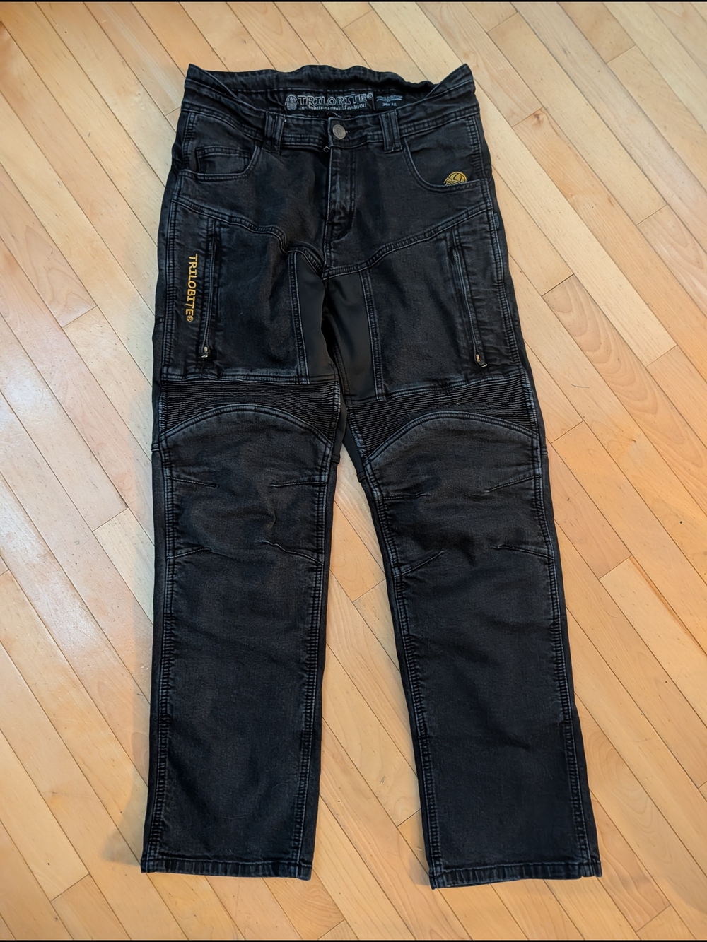 Black Trilobite Motorcycle Pants